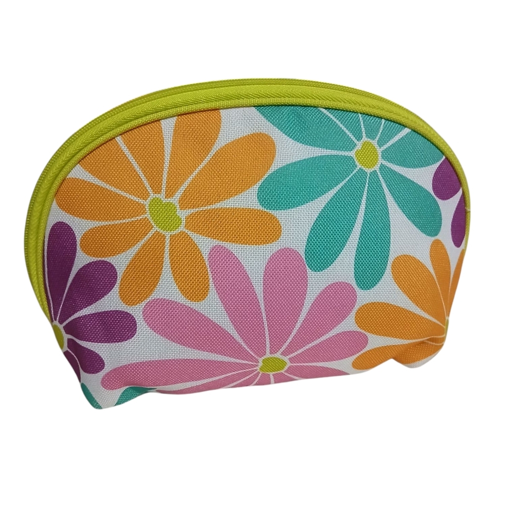 Clinique Floral Multi Color Cosmetic Pouch
